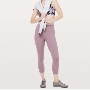 Lululemon Align Crop *21" - Dusty Mauve - SIZE 6 - NWOT